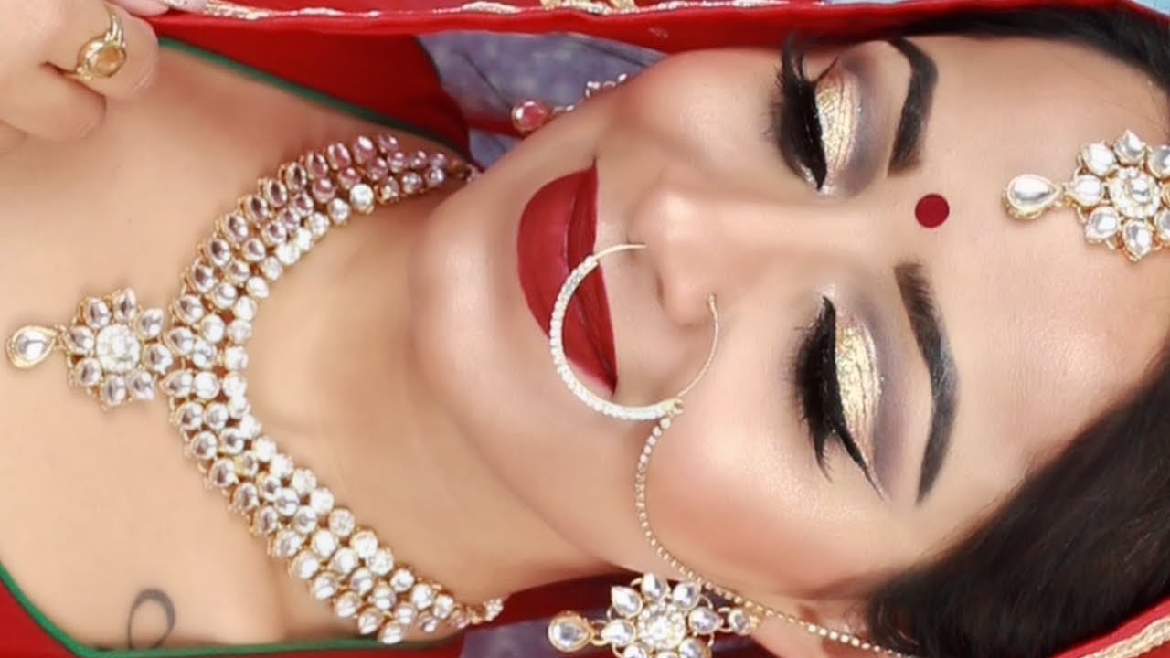 Indian Bridal Makeup| Step By Step Bridal Makeup(हिन्दी)  | Deepti Ghai Sharma