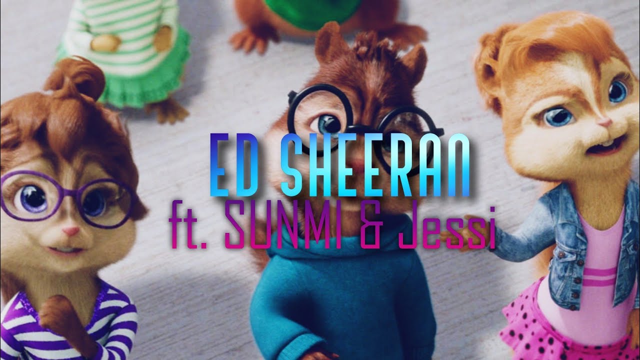Ed Sheeran - Shivers (feat. Jessi, SUNMI) Chipmunks version (Simon, Jeanette, Brittany)