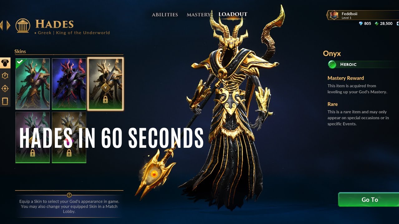 SMITE 2: HADES GOD GUIDE IN 60 SECONDS