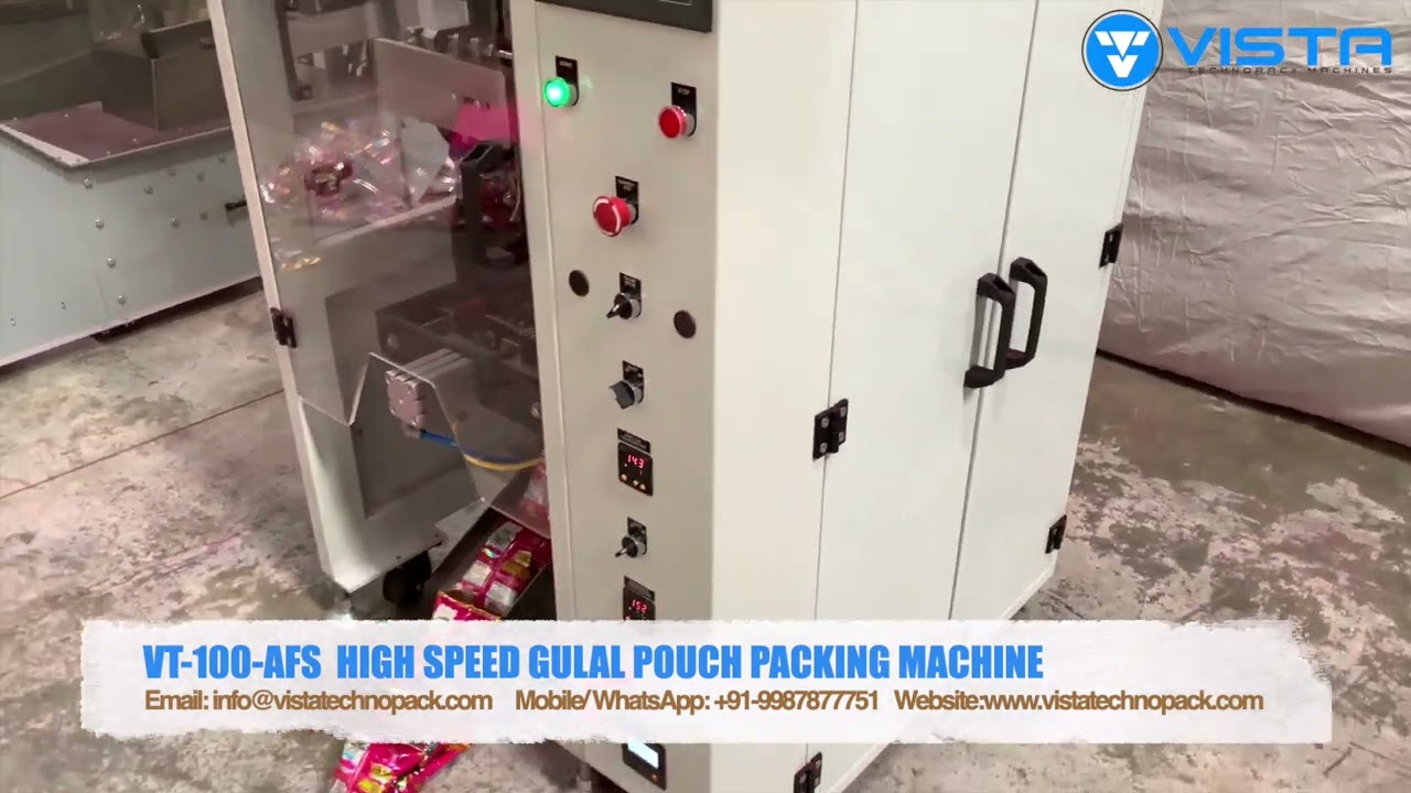 High Speed Gulal Pouch Packing Machine | Pouch Packing Machine | Powder Pouch Packing Machine India