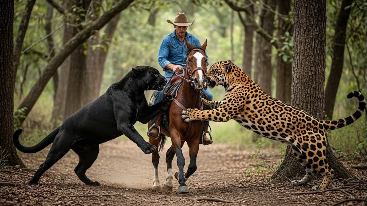 Fazendeiro encontra as onças que comem o gado dele vejam no que deu