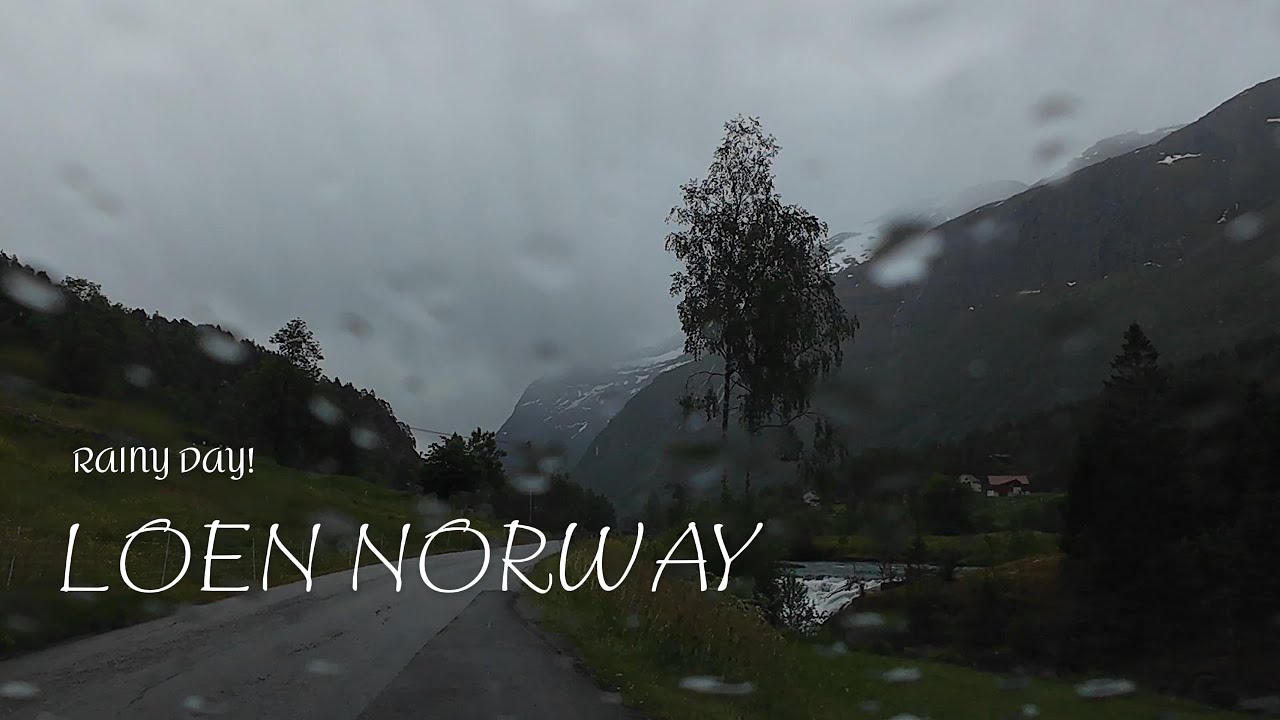 [ rainy day ] driving tour - Loen Norway -  جولة في لوّين النرويج