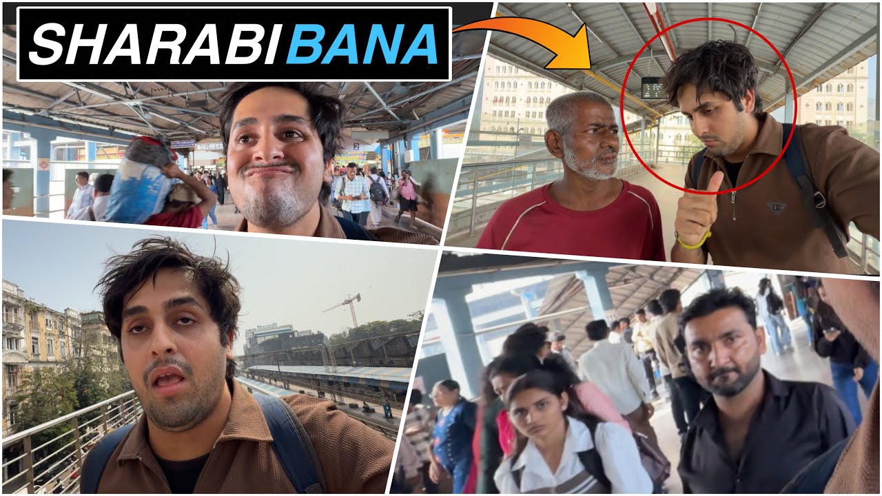 Sharabi Banke Public Reaction Dekha 😮 | Actor Observation Vlog