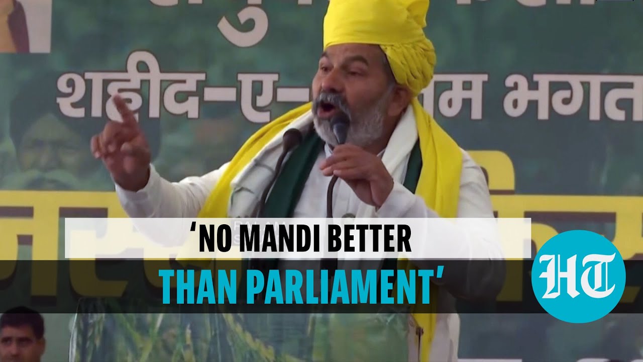 &lsquo;Farmers will sell their produce in the Parliament&hellip;&rsquo;: Rakesh Tikait