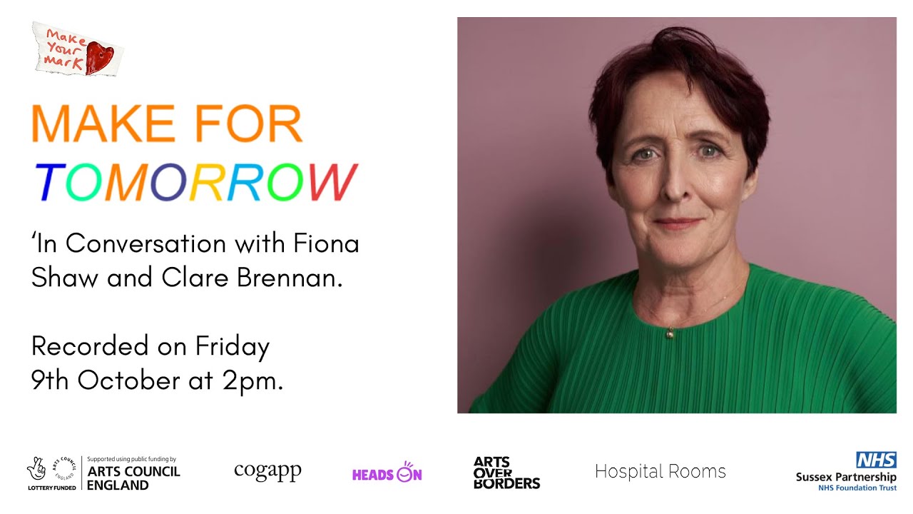 'In Conversation' with Fiona Shaw and Clare Brennan