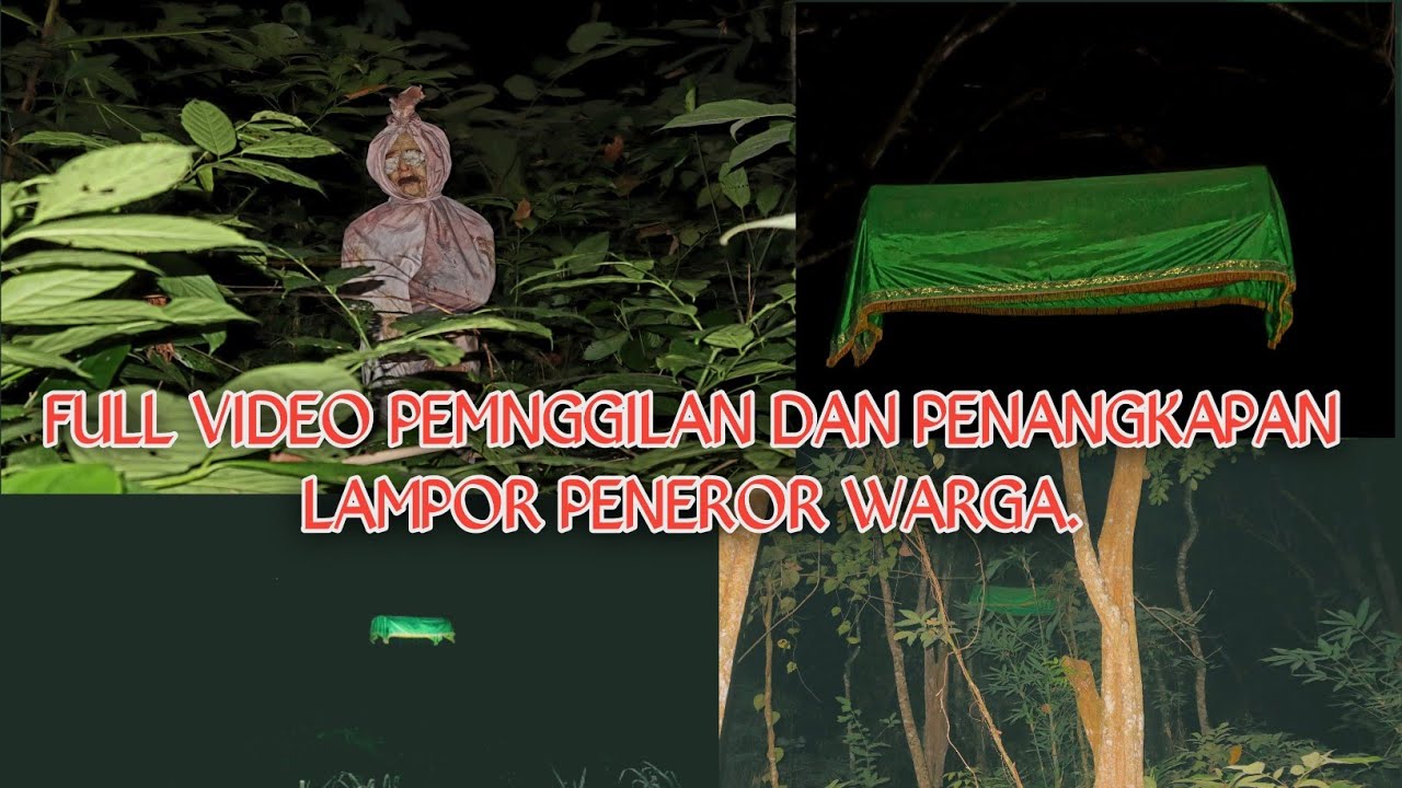 FULL VIDEO. PENAMPAKAN LAMPOR SAAT PEMANGGILAN DAN PENANGKAPAN JIN PENER0R WARGA.