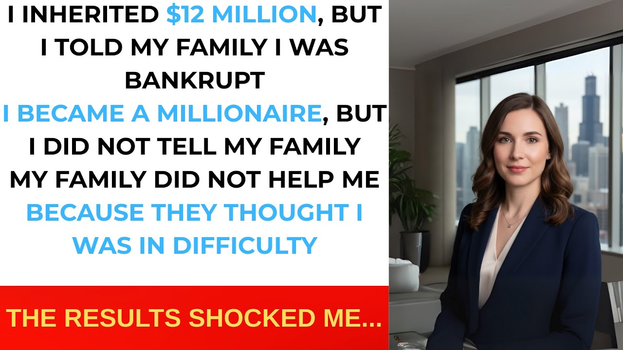 I Inherited $12 Million But I Tested My Family   Only 1 Person Helped You'll Be Shocked