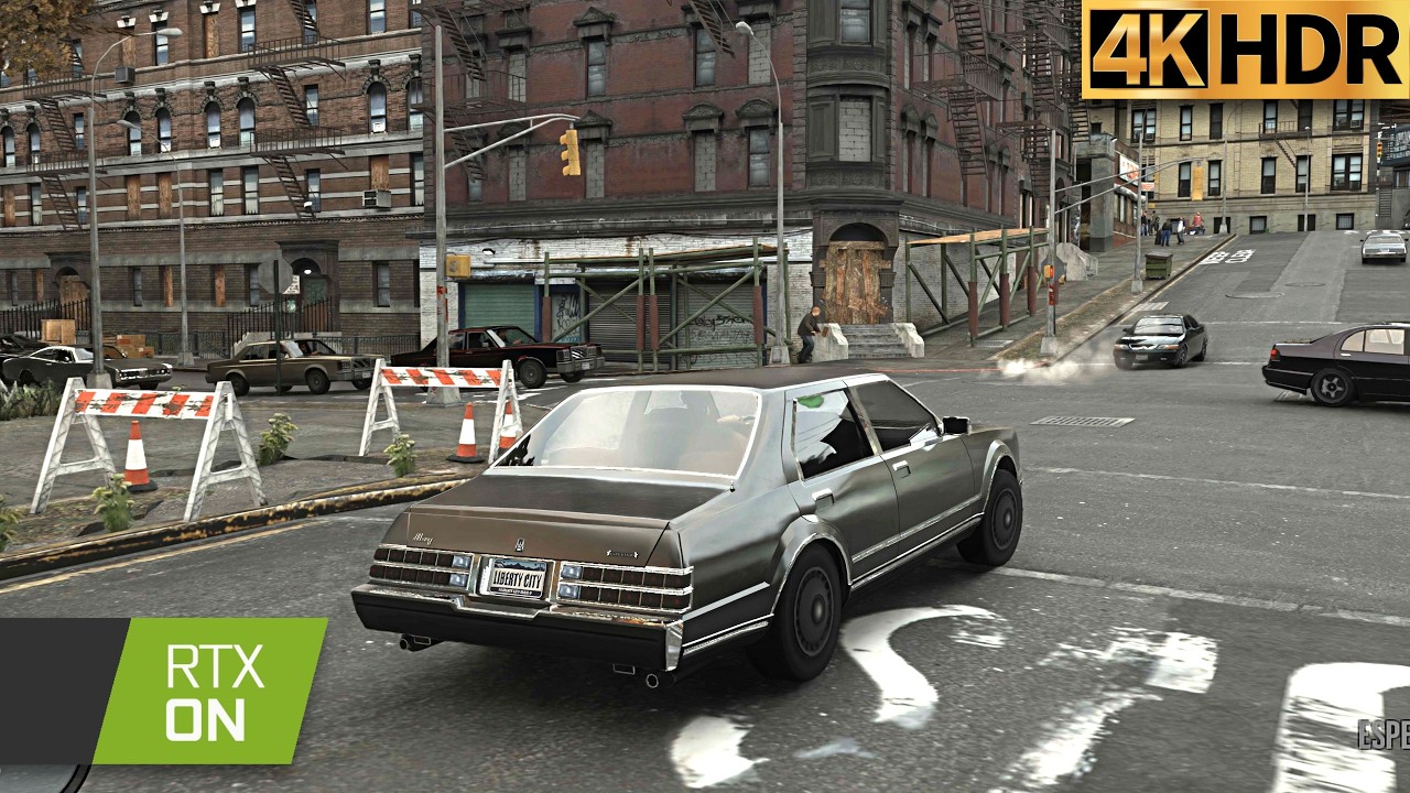 GTA IV - 8k New Texture Mod RTX Remix Path Tracing 2026 Textures Graphics Mod! RTX 5090 Max Settings