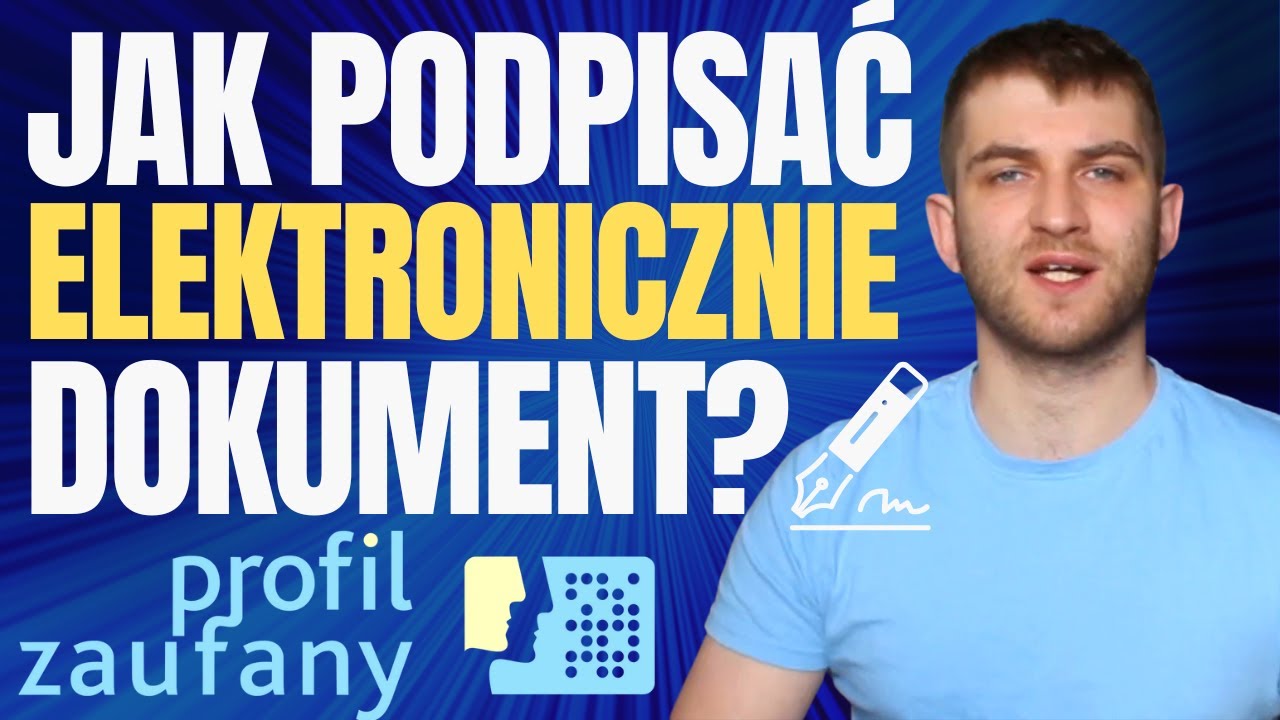 Jak Podpisać Dokument Profilem Zaufanym? Podpisz Dokument PDF Elektronicznie 2023