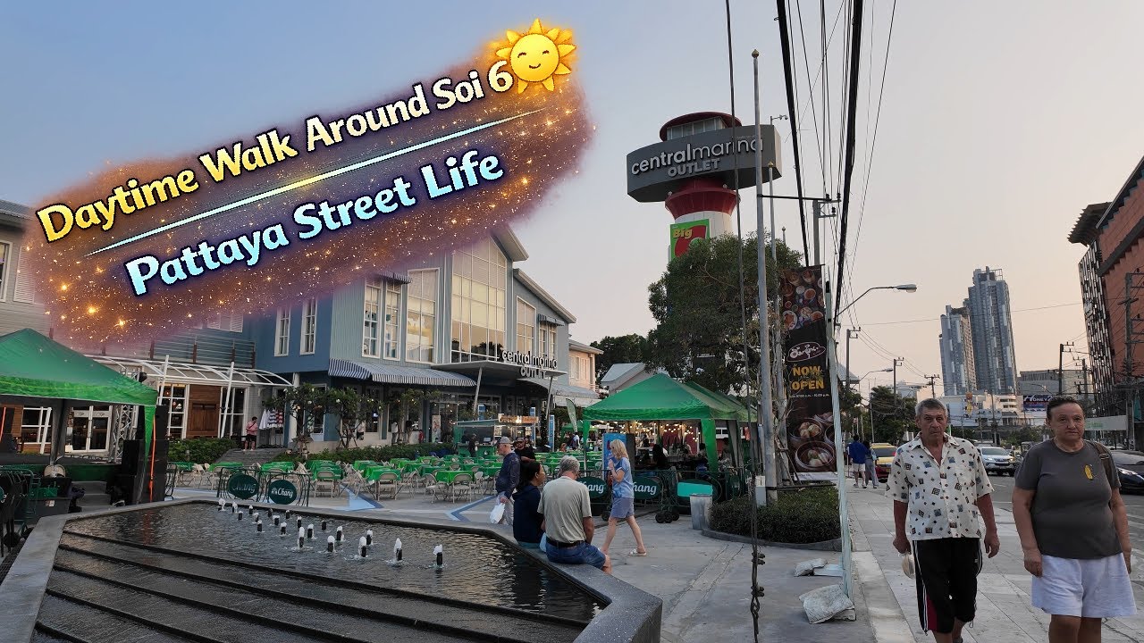 Daytime Walk Around Soi 6 🌞 Pattaya Street Life