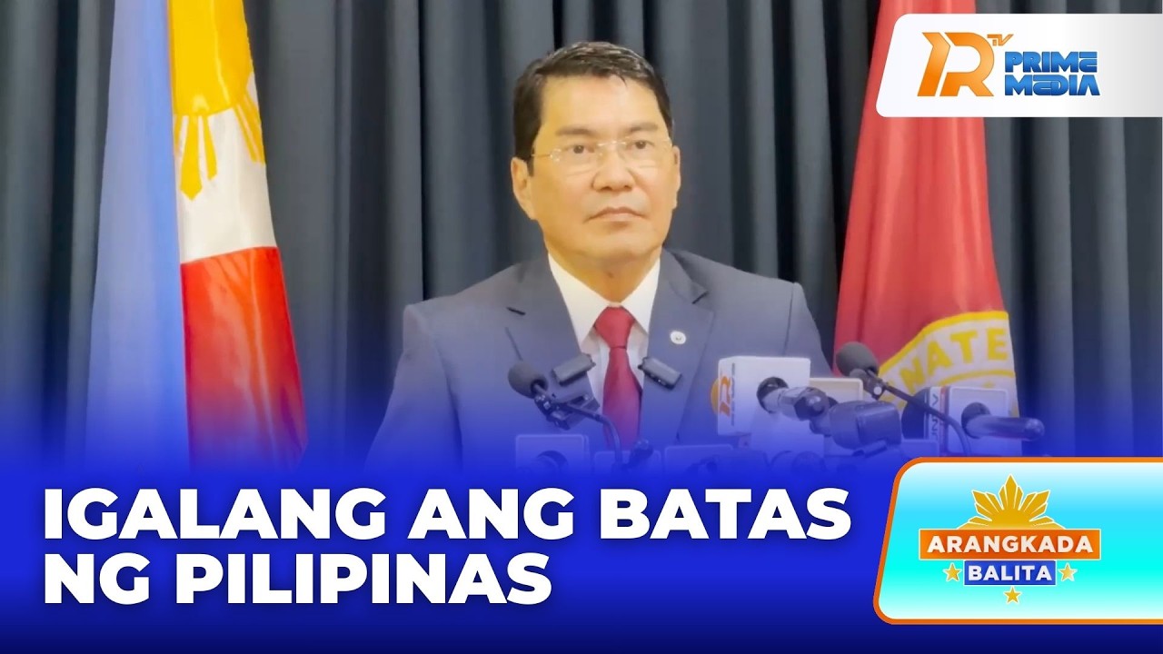 Sen. Erwin Tulfo: May Freedom of Expression ang Senado at si Commo. Jay Tarriela | Arangkada Balita