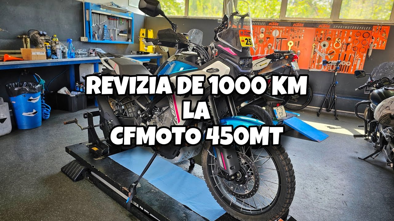 CFMOTO 450MT OIL CHANGE - Prima revizie la 1000 km