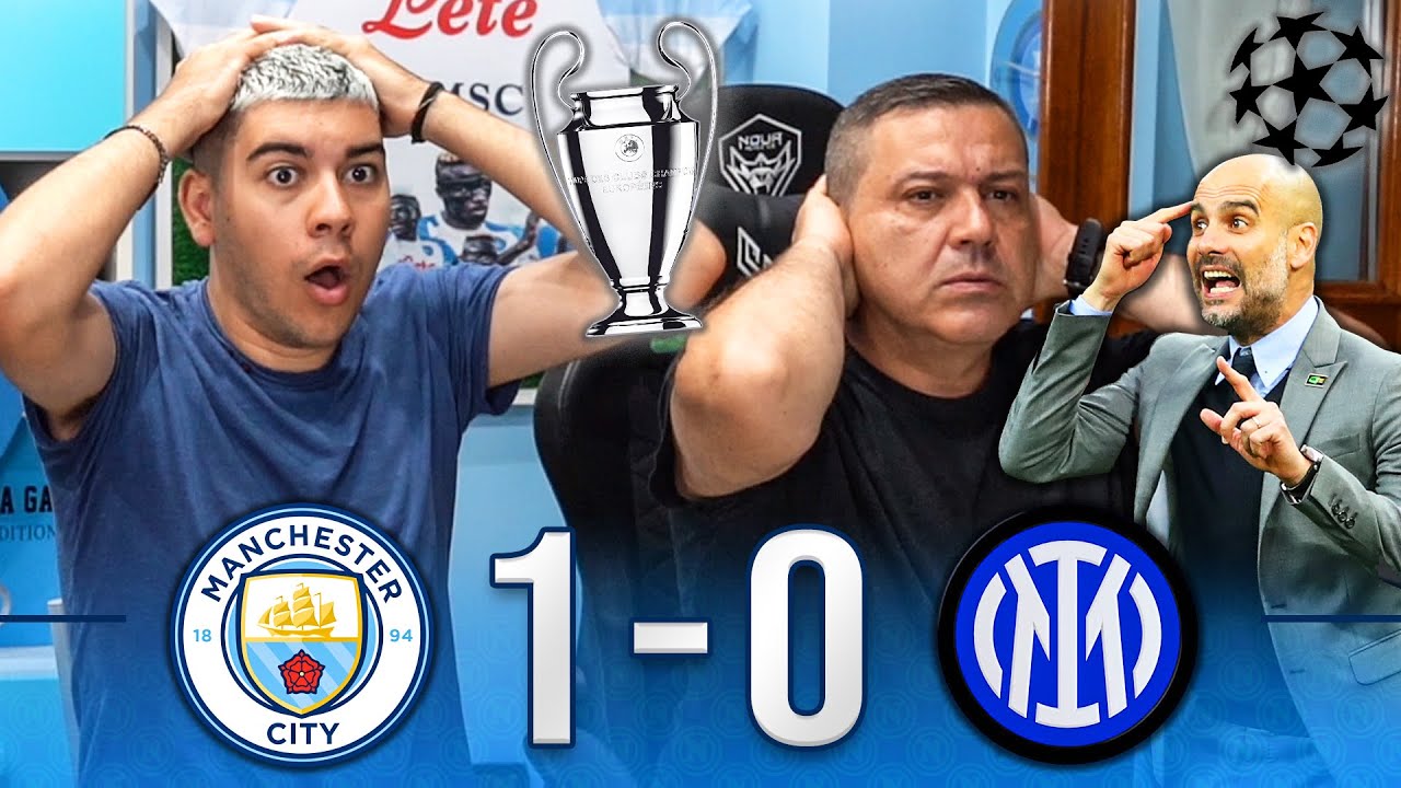 😱 NOOOO... MANCHESTER CITY-INTER 1-0 | LIVE REACTION FINALE CHAMPIONS LEAGUE