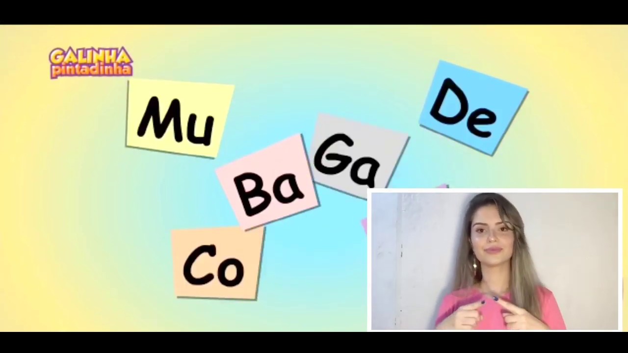 ABC (Alfabeto) em Libras - Galinha Pintadinha