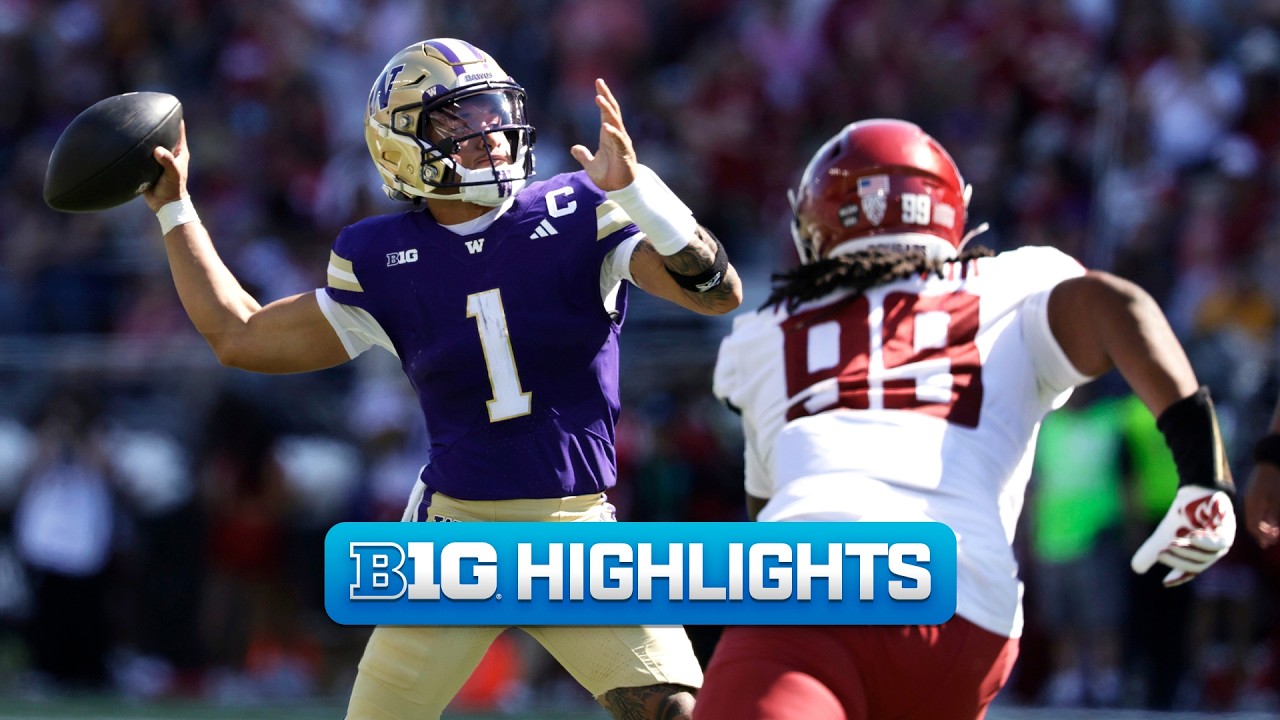 Washington State vs. Washington | Highlights | Big Ten Football | 09/06/26