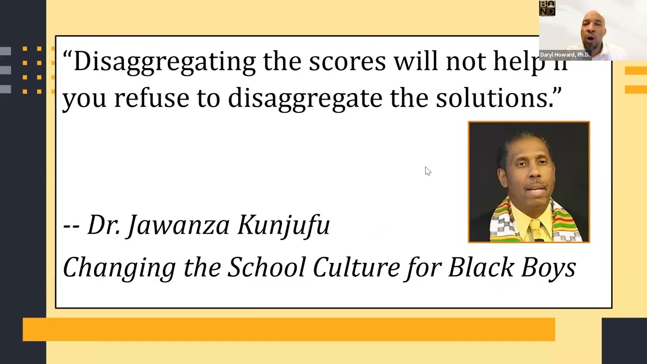 Educating Boys of Color: What We Know Works - Daryl Howard