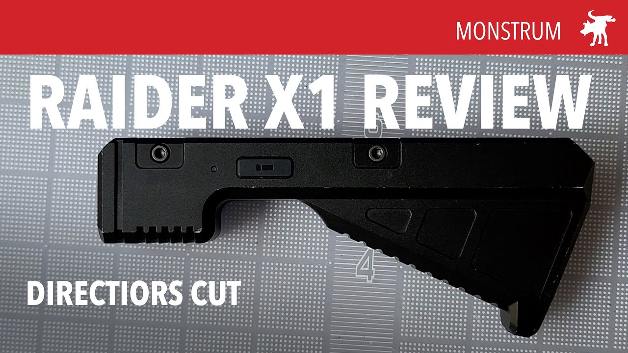 Raider X1 2000 Lumen Flashlight (Extended Cut) - Monstrum Tactical