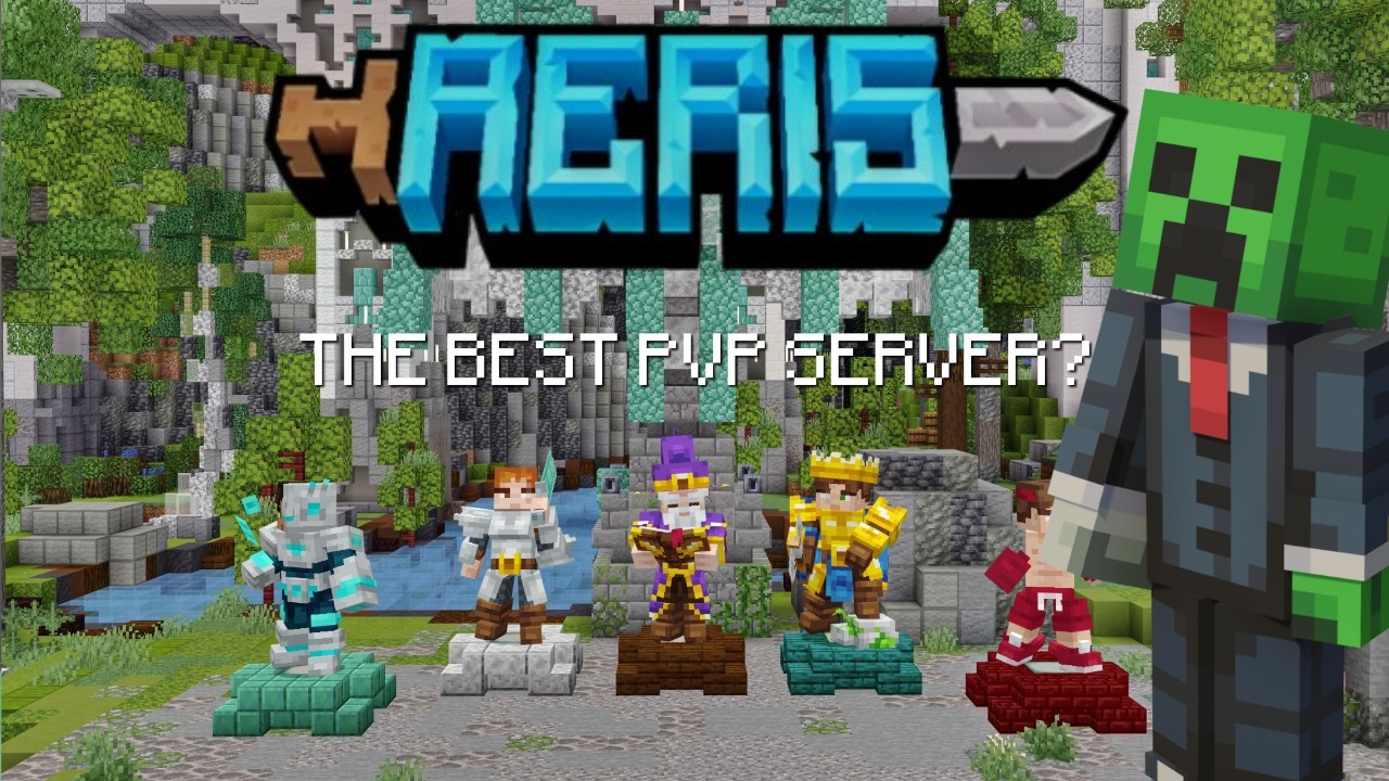 I Tried The New Best Minecraft Bedrock PVP Practice Server! (Aeris)