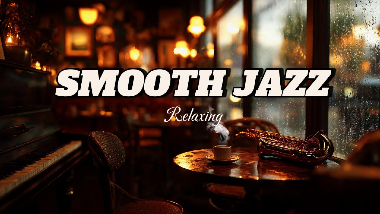 Relaxing Smooth Jazz Instrumental 🎷 Calm Coffee Shop Ambience
