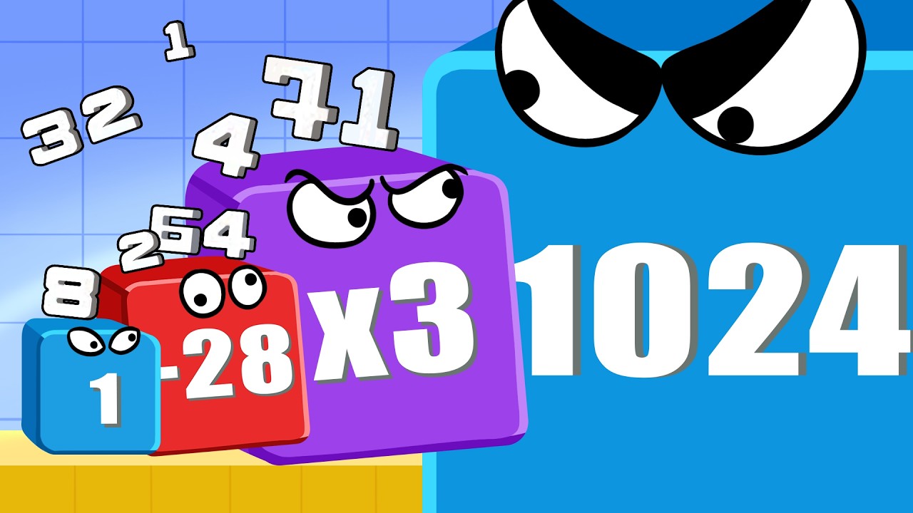 Max Level Numbers! - NUMBER DIGGER 2048 (Number Master Games) #gameluctus #mergenumber #mathgame