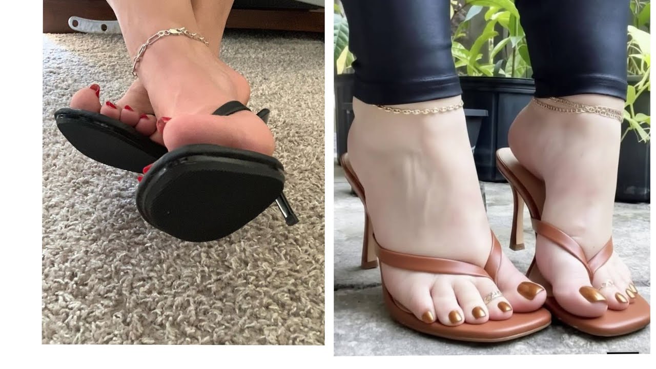 Splendid and classy collection of double strappy high heel mule sandals for ladies #mules #viral.