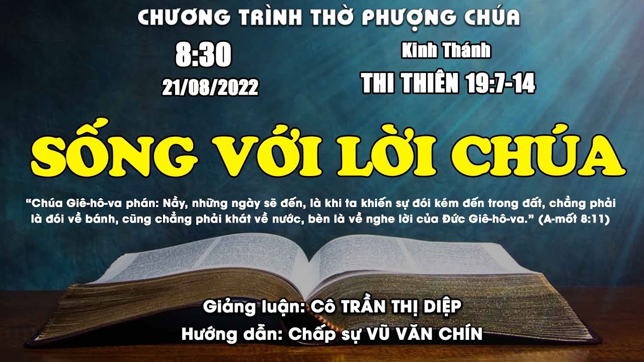 Đề mục: SỐNG VỚI LỜI CHÚA | Giảng luận Cô TRẦN THỊ DIỆP