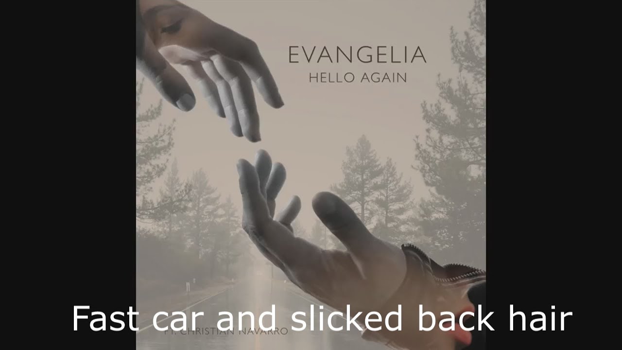 Evangelia - Hello Again ft  Christian Navarro (Lyrics)