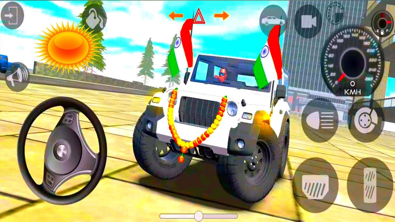 Modified Mahindra 😈Thar Car Games: Indian Cars (Gadi Wala Game) - Car Game Android Gameplay⚡ 2025