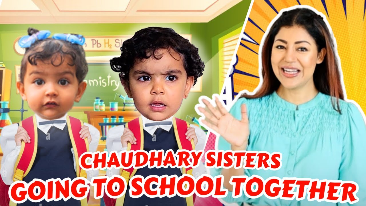 For the first time! Sisters going to school together! | HINDI | WITH ENGLISH SUBTITLES | Debina D