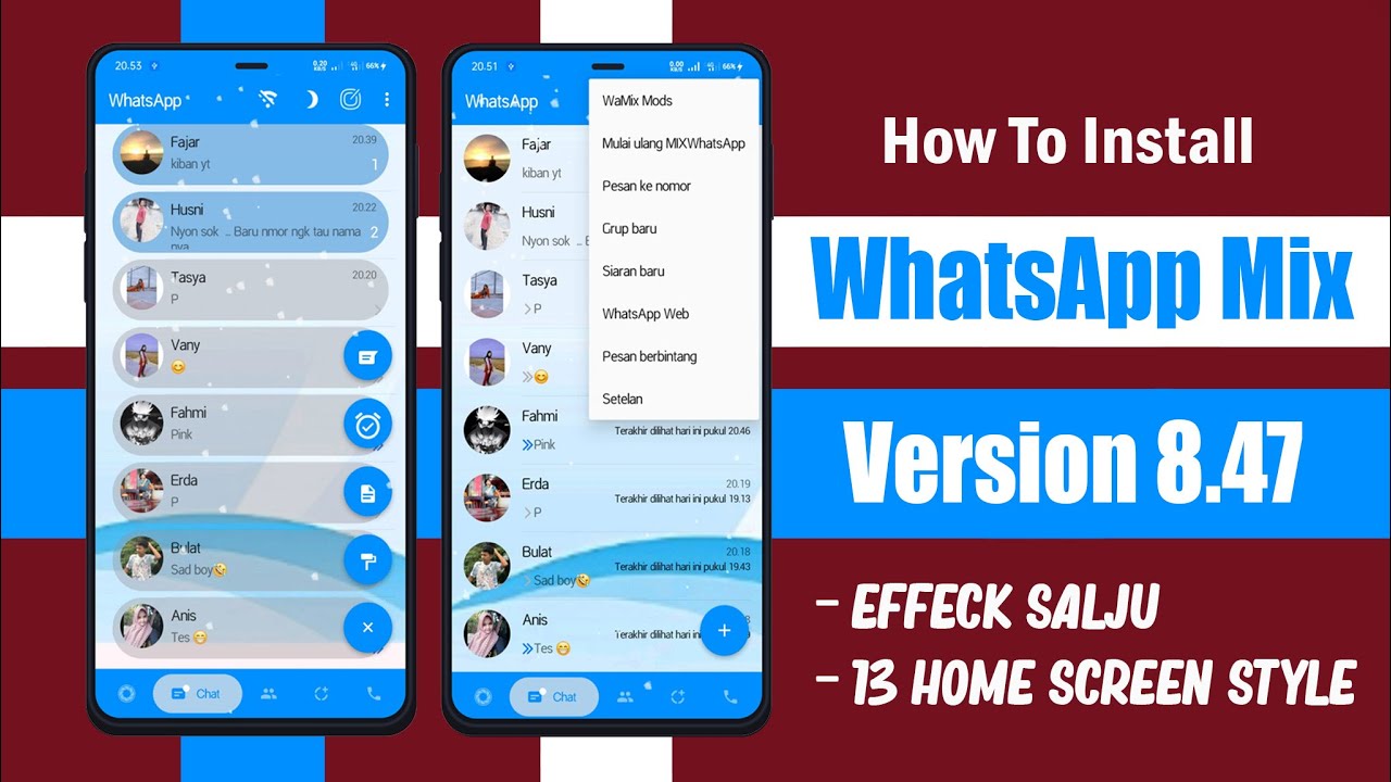 ✅WhatsApp Mix v9.21 || WA Mix Update Fitur Terbaru 2022