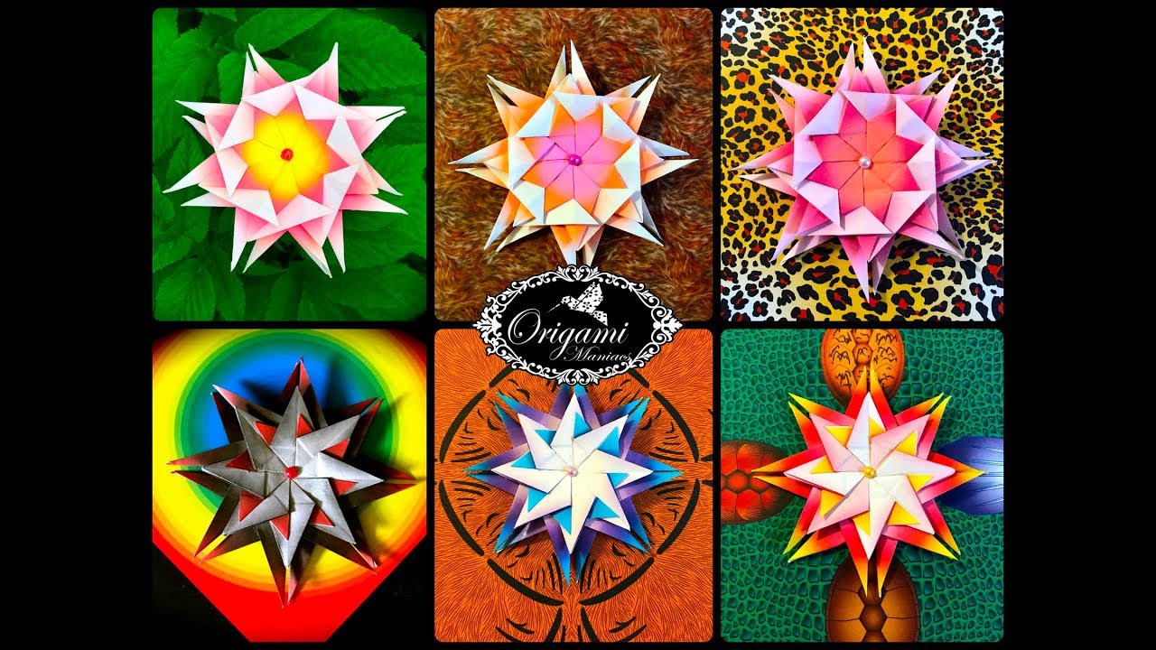 Origami Maniacs 384: Mandala Erinias (Variation 1 and 2)