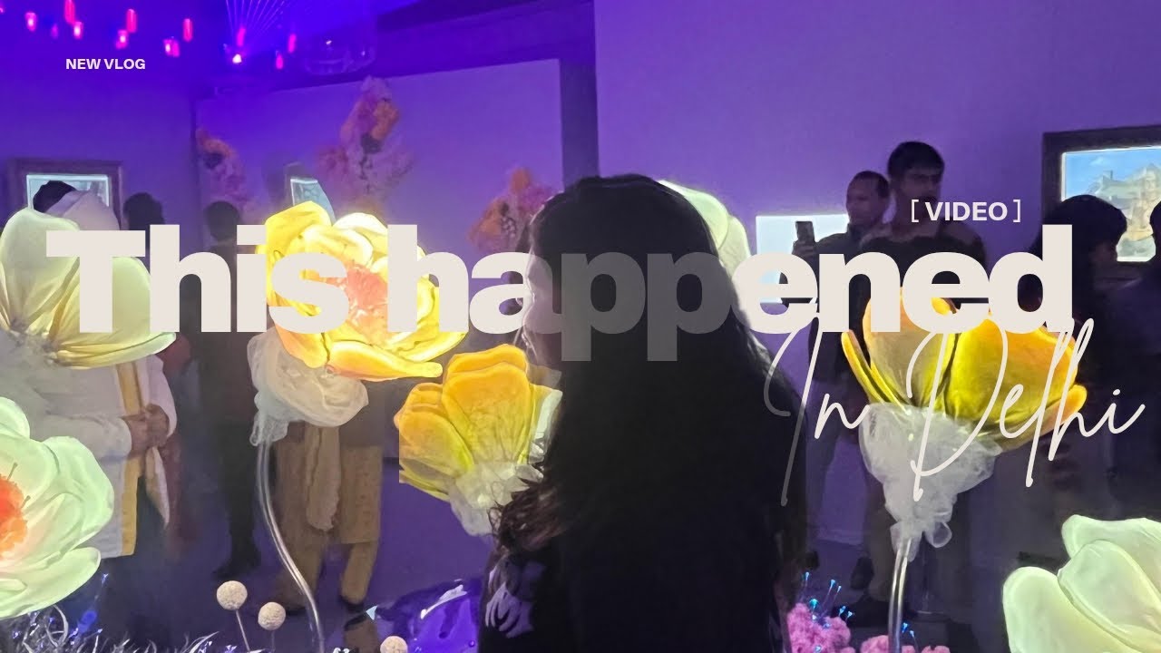 “Delhi’s Most Surprising Art Exhibition? Lalit Kala Academy Vlog 🎨”