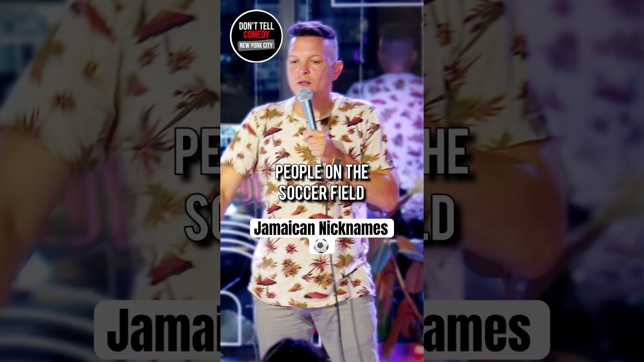 Jamaican Futbol Nicknames! 🤣 #standupcomedy #donttellcomedy #jamaicancomedy #nicknames #soccer