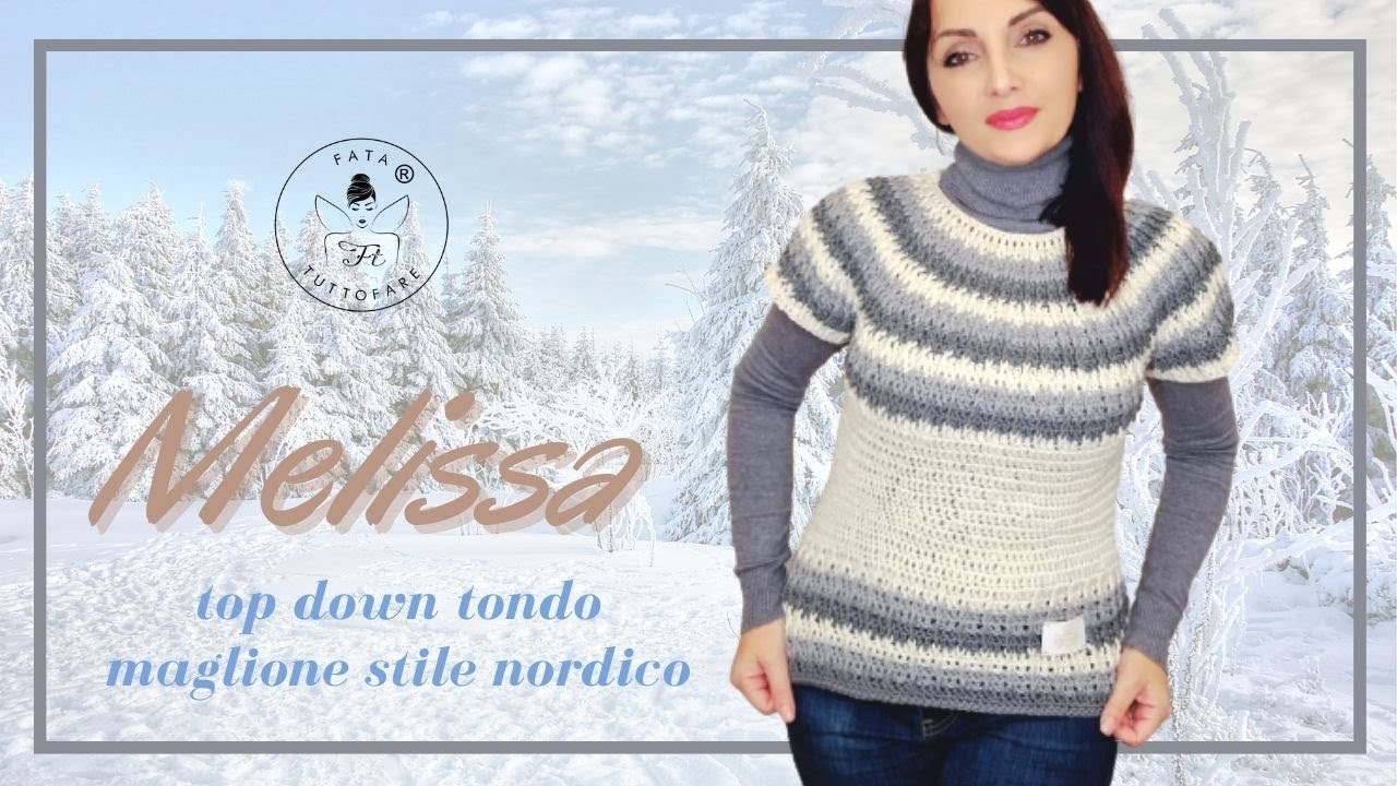 TUTORIAL: Melissa, top down stile nordico