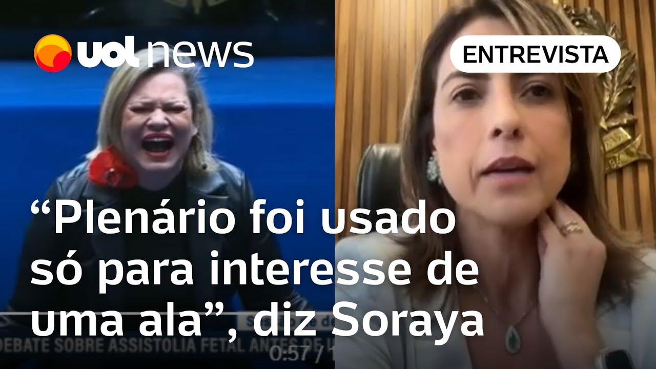 Encenação de aborto por assistolia fetal foi uso do plenário só para uma ala, diz Soraya Thronicke