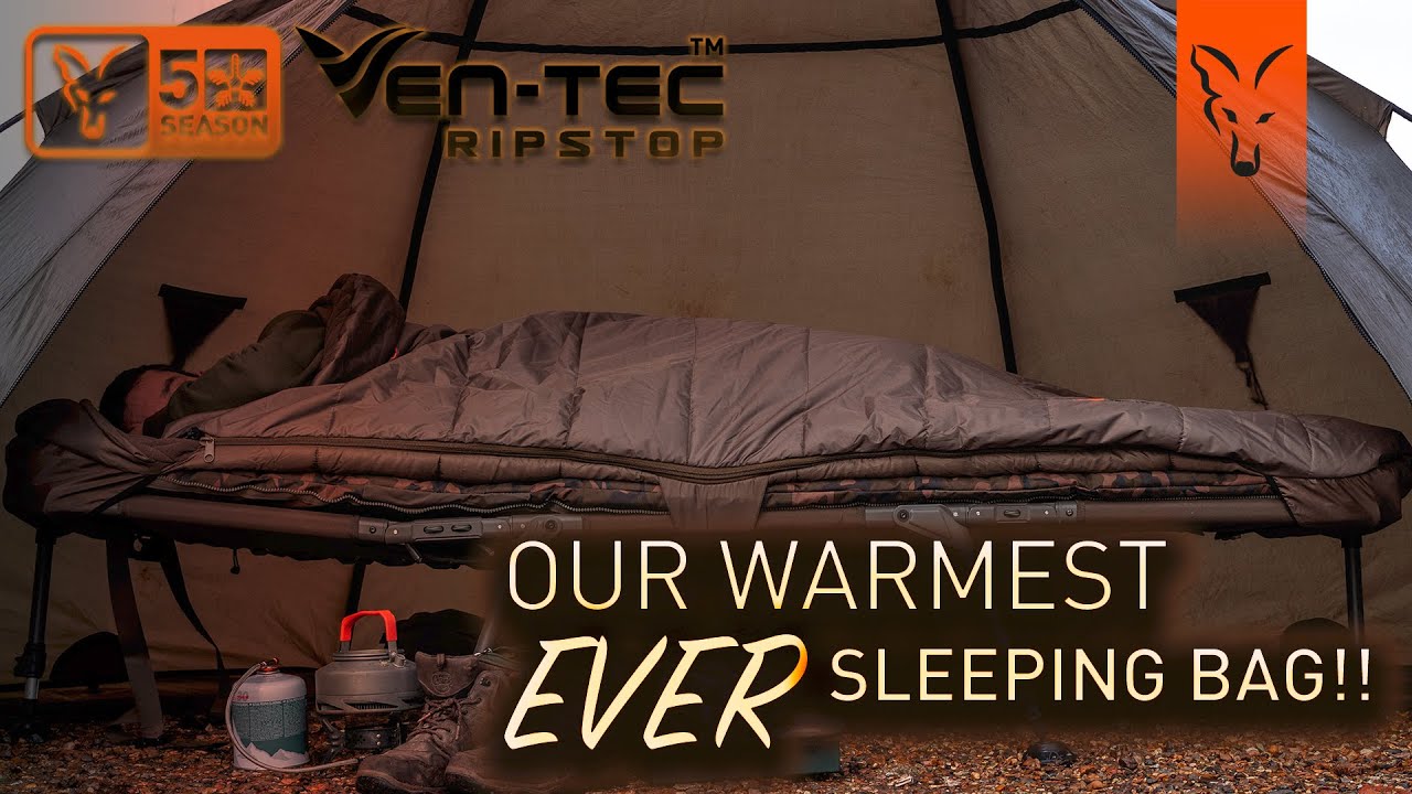 *** CARP FISHING TV *** VEN-TEC Ripstop 5 Season Sleeping Bag