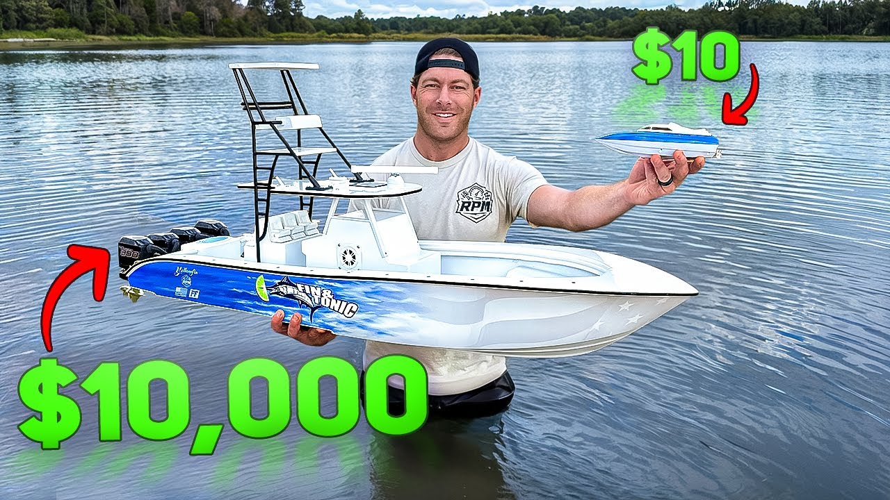 $10 vs $10,000 RC Boats!