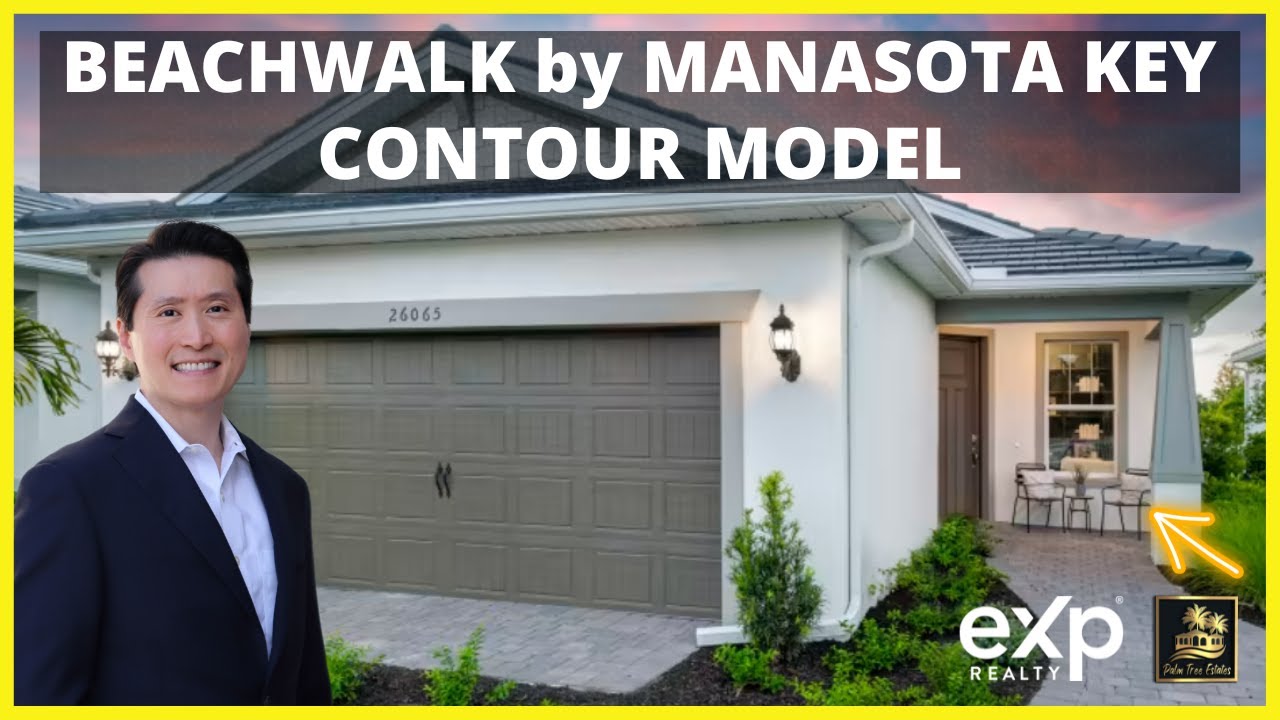 BeachWalk by Manasota Key in Englewood Florida Contour model - New Construction. Gated Community