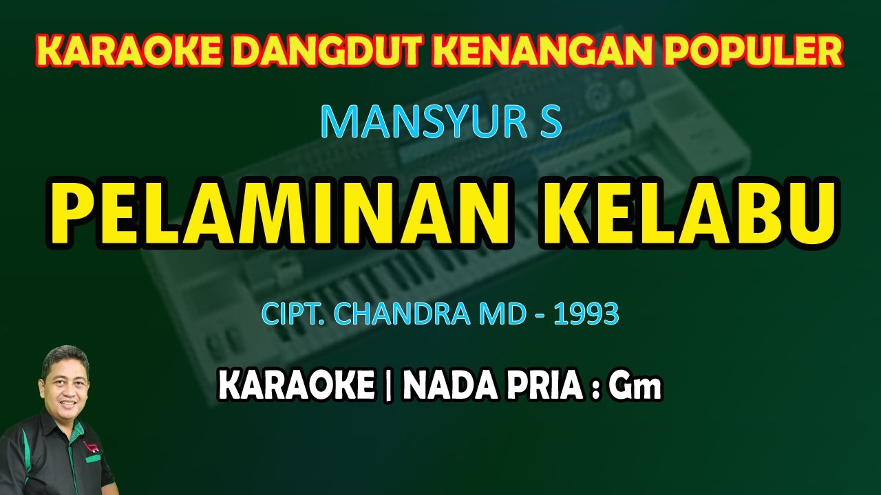 Pelaminan Kelabu (Kursi Pelaminan Biru) Mansyur S Karaoke Dangdut nada pria Gm