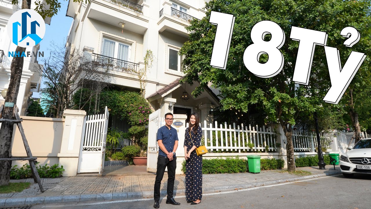 Khám Phá Biệt Thự Đơn Lập Trị Giá 18 TỶ rộng 155m2 tại Vinhomes Riverside, Hà Nội - NhaF [SALE]