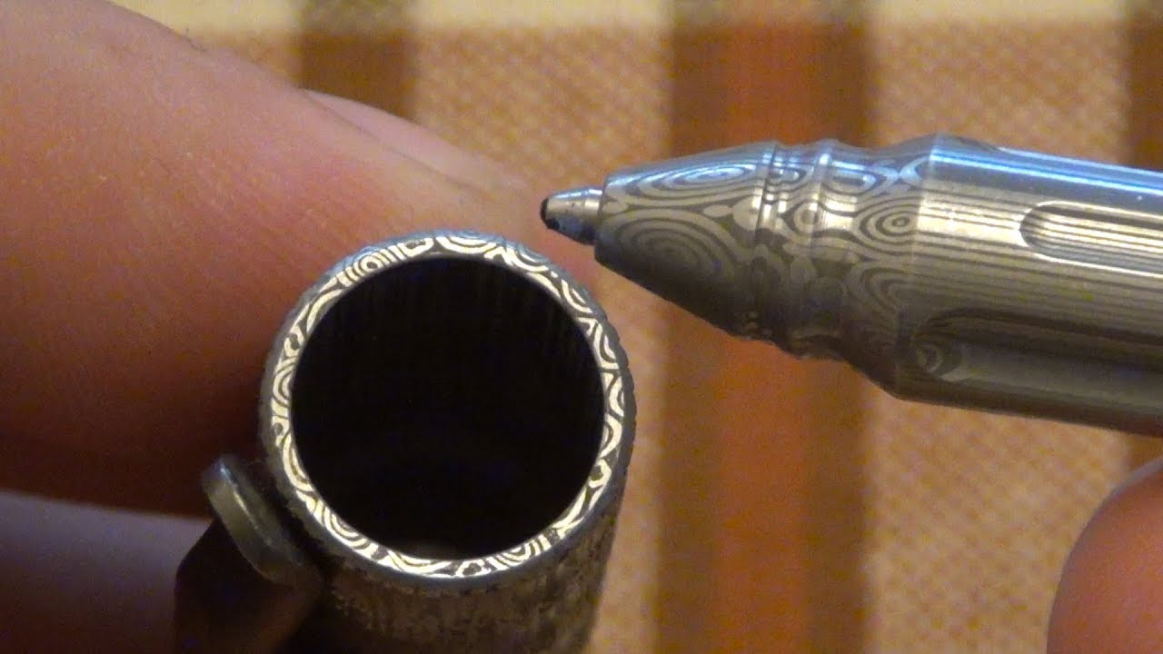 Fancy Expensive Pen For Your Fancy Desk... (BM1100-14 Damasteel Model)