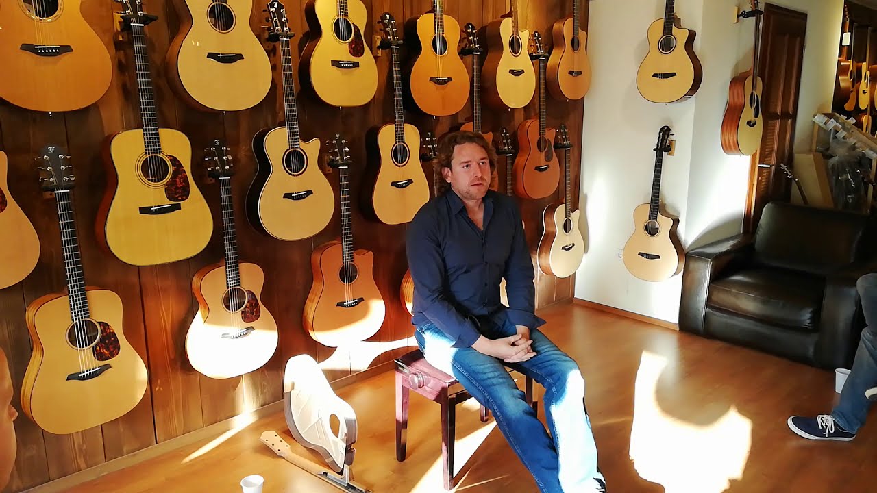 Petr Furch workshop about innovation and technology of Furch guitars - Stageshop Oct 2018
