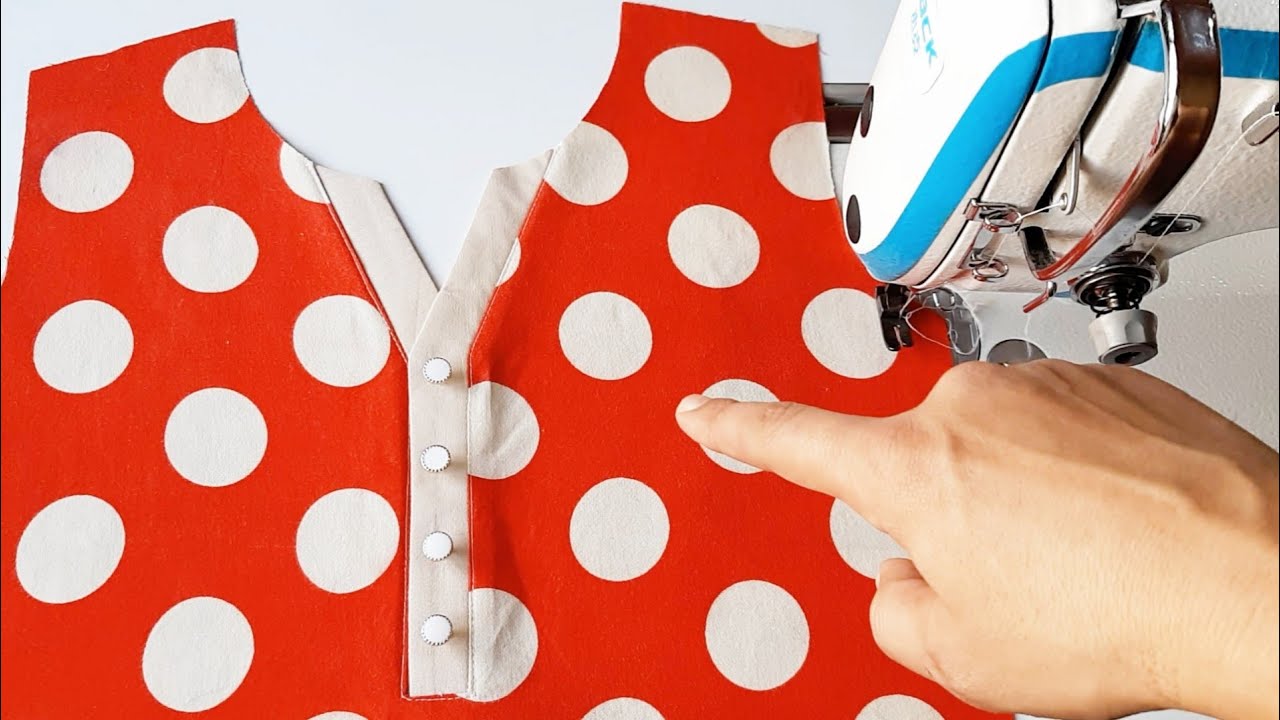 Sewing the neck this way is easier than you think