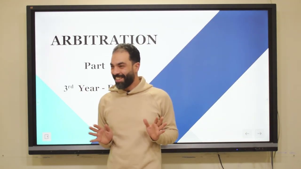 National and International Arbitration -  ( Arbitration  Part 7 )  - التحكيم المحلي والتحكيم الدولي