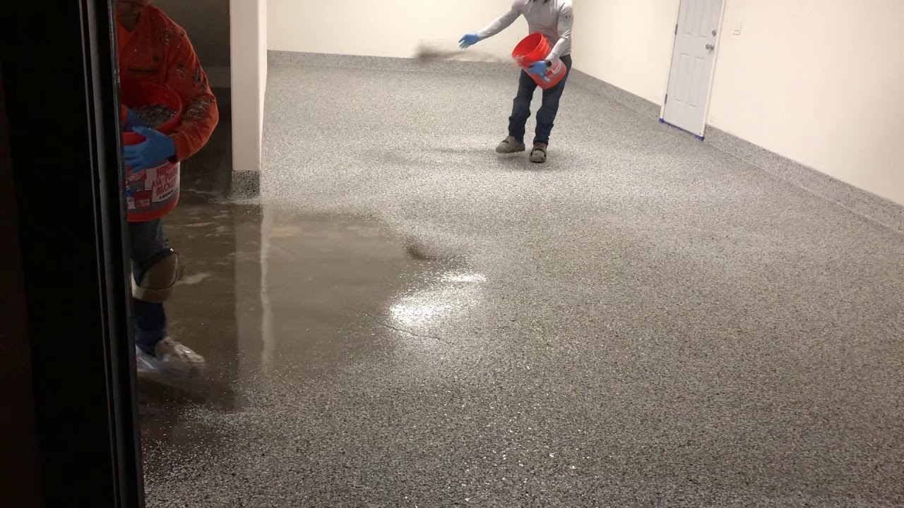 Colored Flakes and Mica Flakes Broadcast 100% Refusal