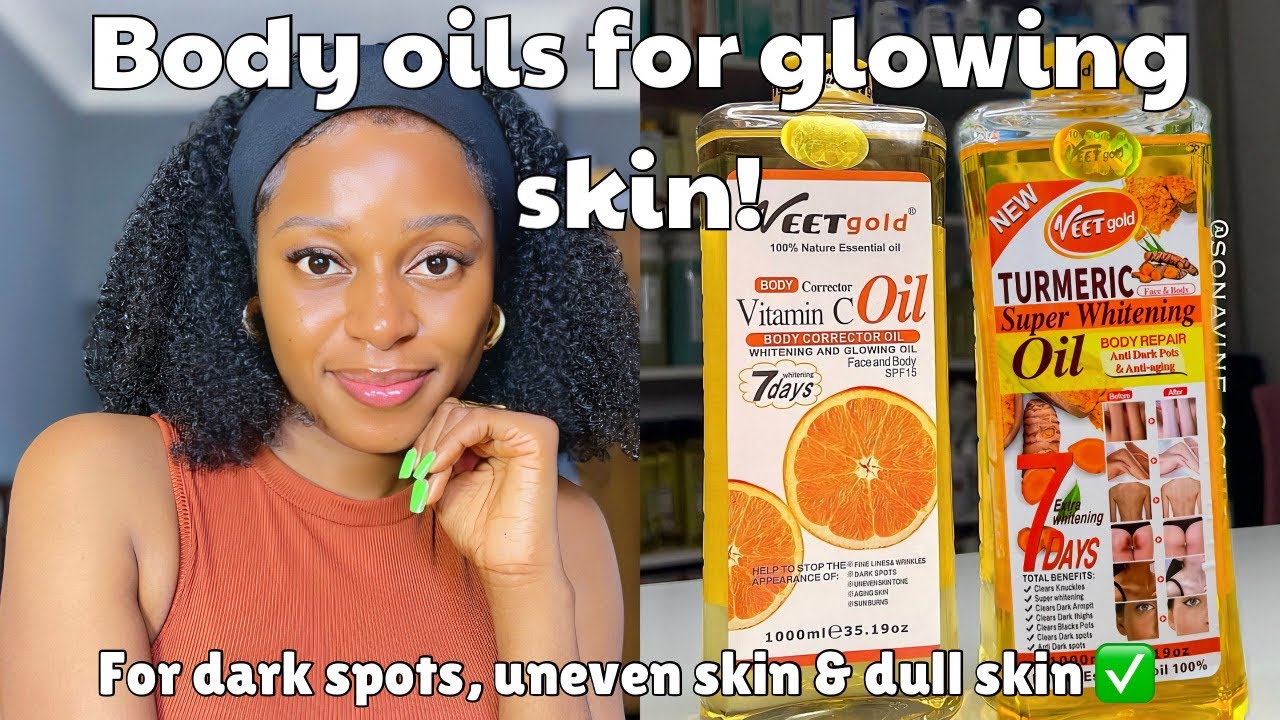 Best brightening body oils for a smooth radiant skin✨Best brightening body oils | Veetgold body oils