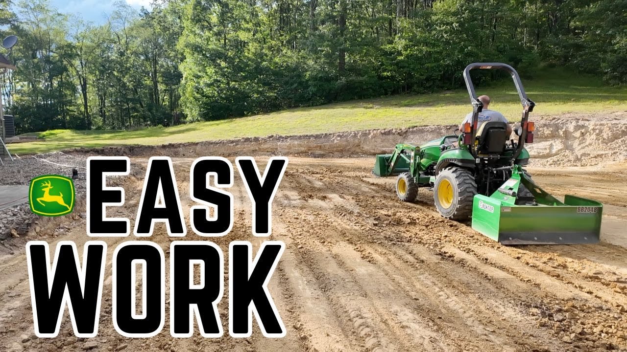 Ultimate Landscaping with the John Deere 2025R | Rake, Backhoe & Box Blade Attachments