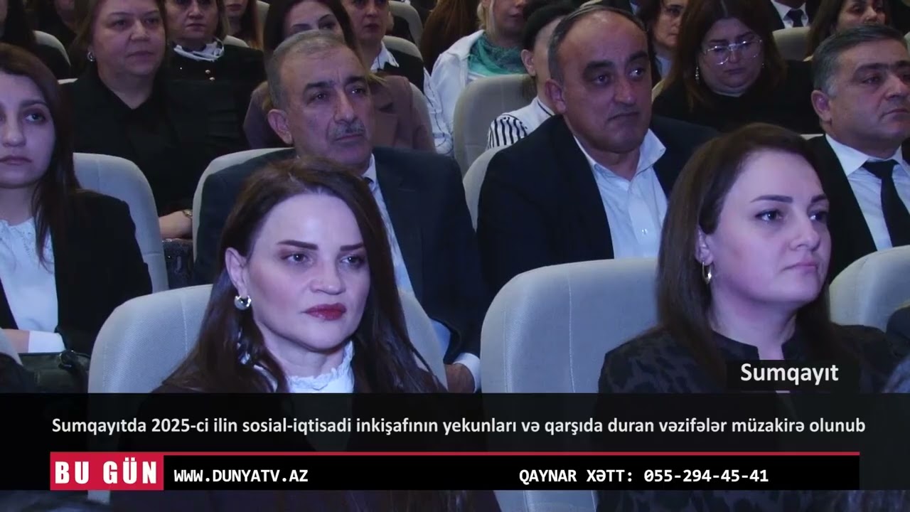 Sumqayıtda 2025 ci ilin sosial iqtisadi inkişafının yekunlarına həsr olunan hesabat keçirilib