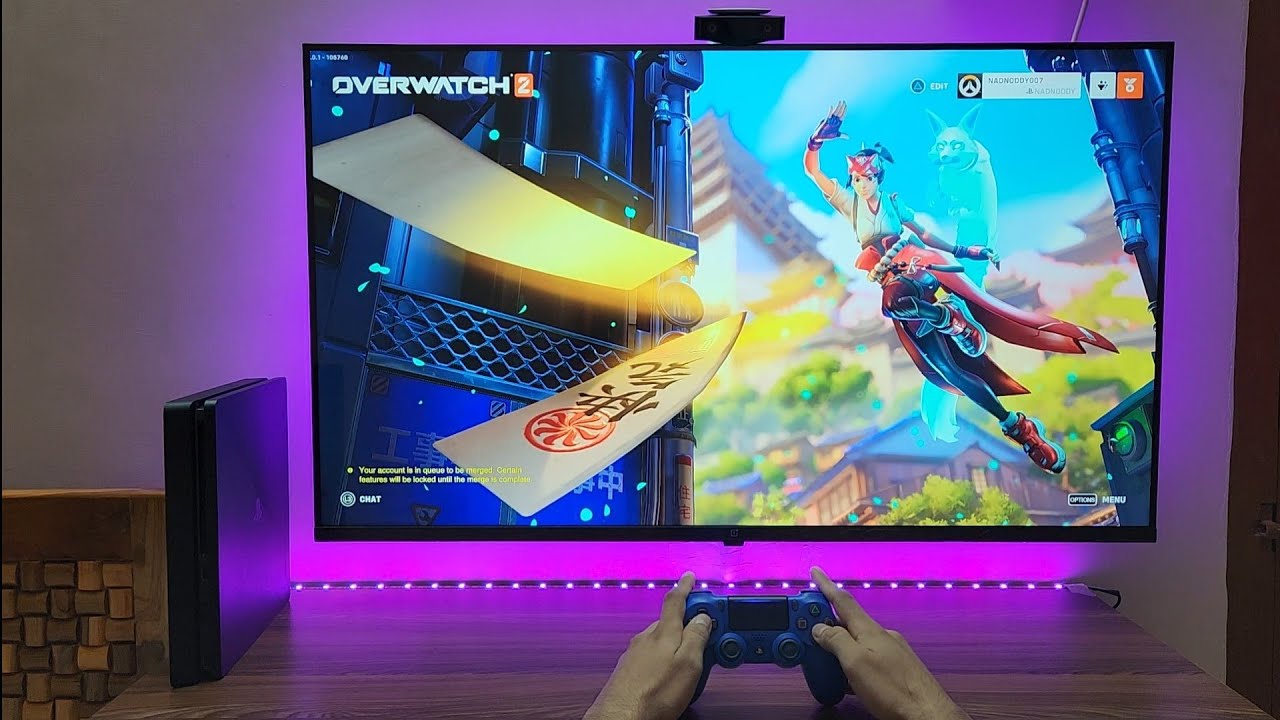 Overwatch 2 Gameplay (PS4 Slim)