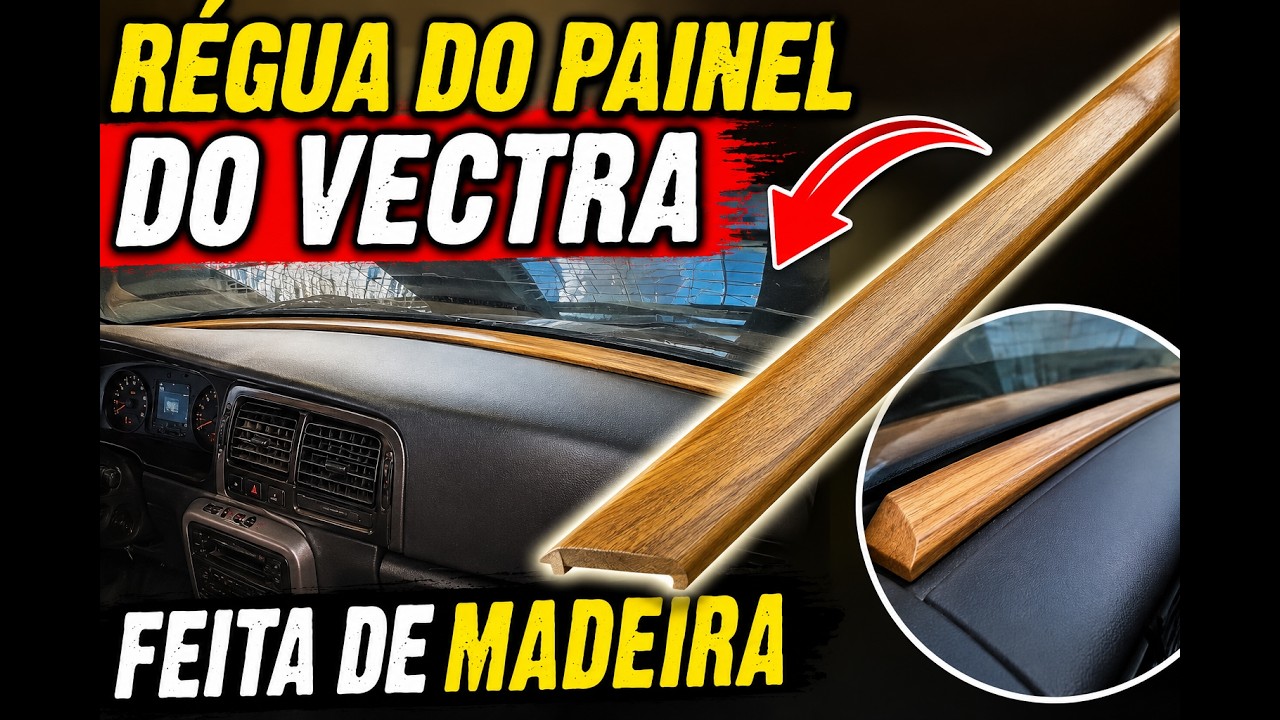CHURRASQUEIRA PAINEL DO VECTRA B FEITA DE MADEIRA, FICOU LINDA COMO UMA ESPADA SAMURAI